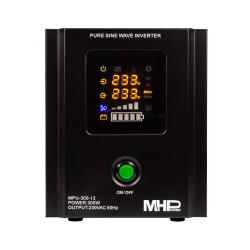 CARSPA - Záložný zdroj MHPower MPU300-12, UPS, 300W, čistá sínus
