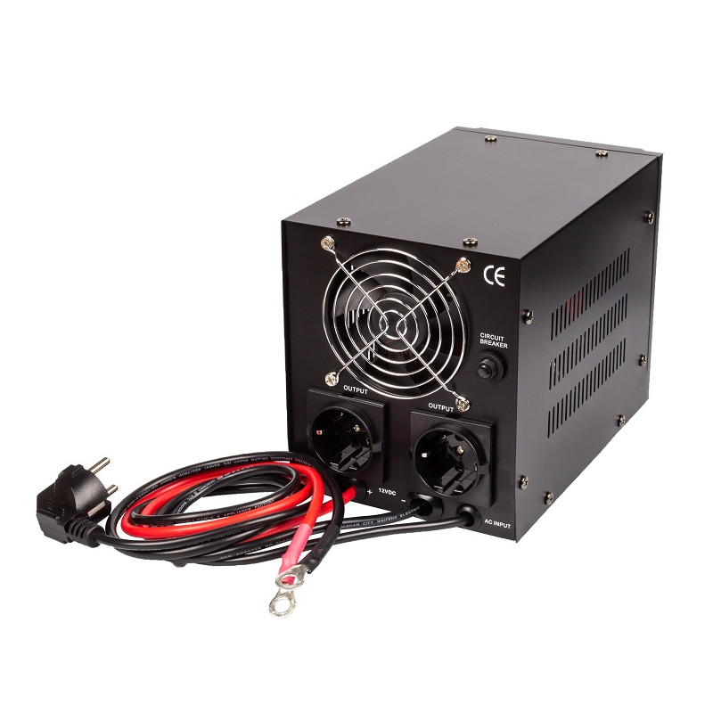 CARSPA - Záložný zdroj MHPower MPU300-12, UPS, 300W, čistá sínus