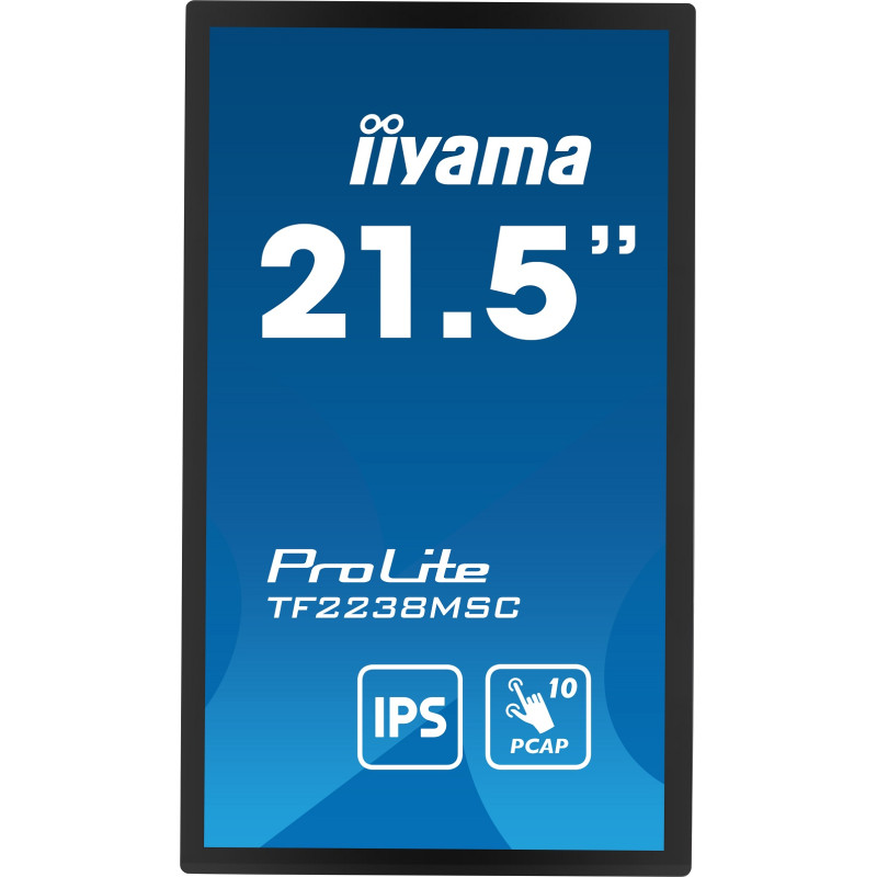 22'' iiyama TF2238MSC-B1: PCAP, IPS, FHD, HDMI, DP