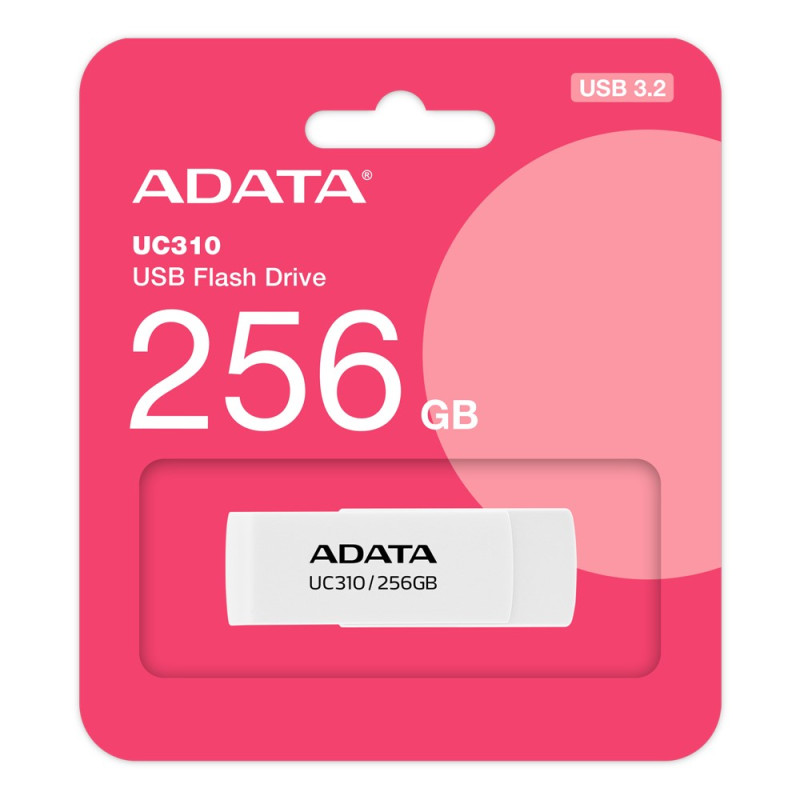 ADATA UC310/256GB/USB 3.2/USB-A/Biela
