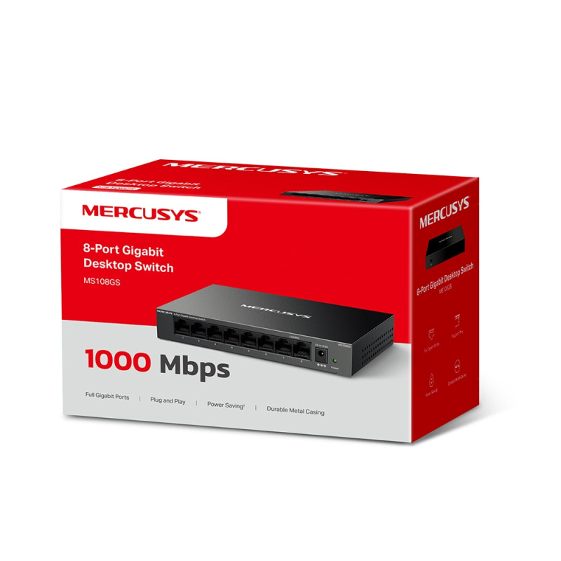 Mercusys MS108GS 8xGb Desktop switch