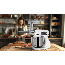 Salente DigiChef+, kuchynský robot, misa 6 litrov, celokovový, mäsomlynček, digitálny displej, biely