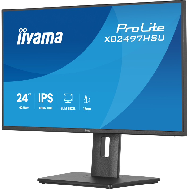 iiyama ProLite/XB2497HSU-B1/23,8''/IPS/FHD/120Hz/4ms/Čierna/5R