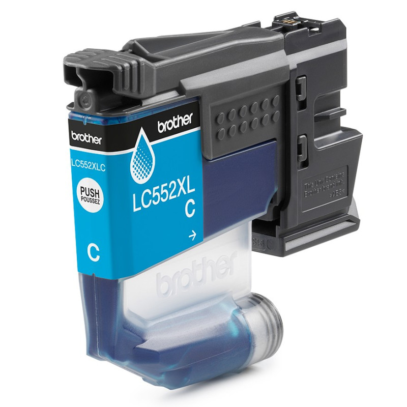 Brother LC-552XLC - atrament azúrový XL