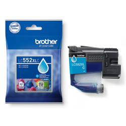 Brother LC-552XLC - atrament azúrový XL