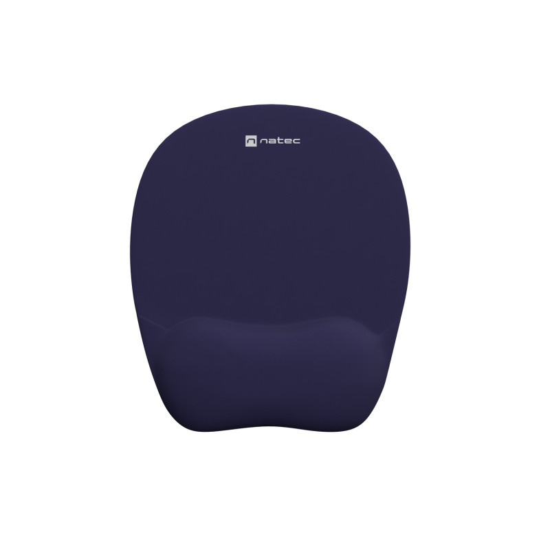 Podložka pod myš ergonomická Natec CHIPMUNK, pamäťová pena, Navy modrá, 230x200 mm
