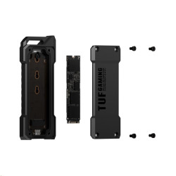 ASUS TUF GAMING A2 čierny M.2 NVMe/SATA SSD 20 Gbps USB-C case (ESD-T1W)
