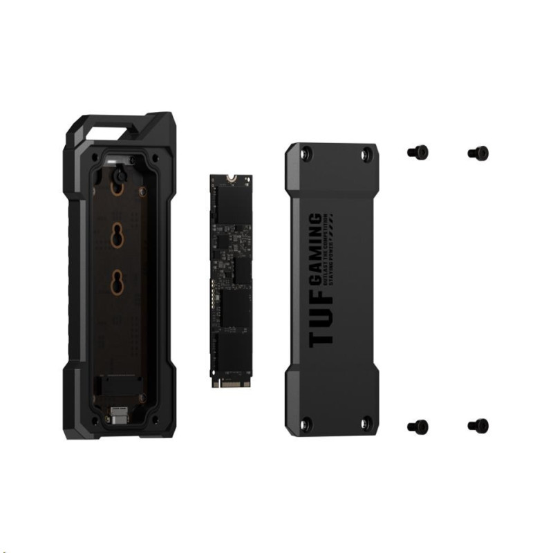 ASUS TUF GAMING A2 čierny M.2 NVMe/SATA SSD 20 Gbps USB-C case (ESD-T1W)