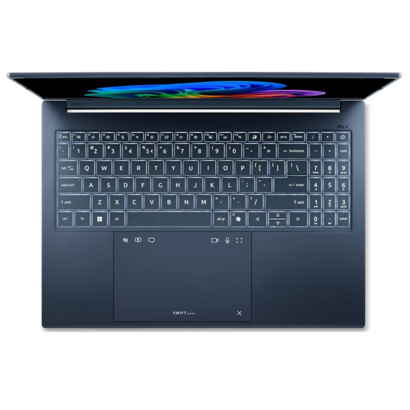Acer Swift Go 16 AI/SFG16-A71-R0ER/AI9-465/16''/WUXGA/16GB/512GB/AMD int/W11H/Blue/2R