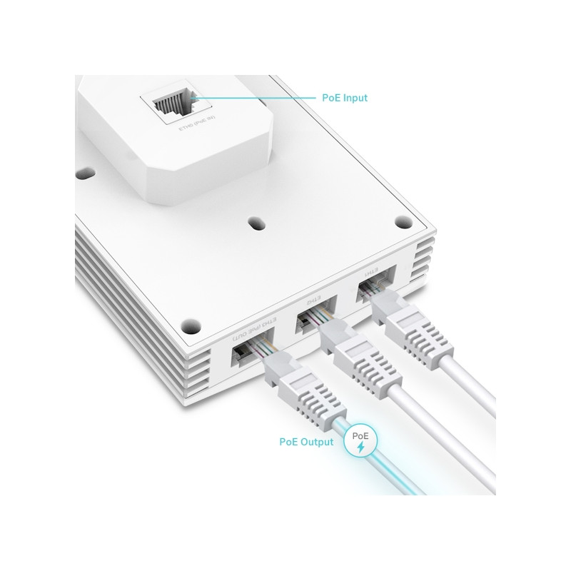 TP-Link EAP655-wall AX3000 WiFi6 Access Point Omada SDN