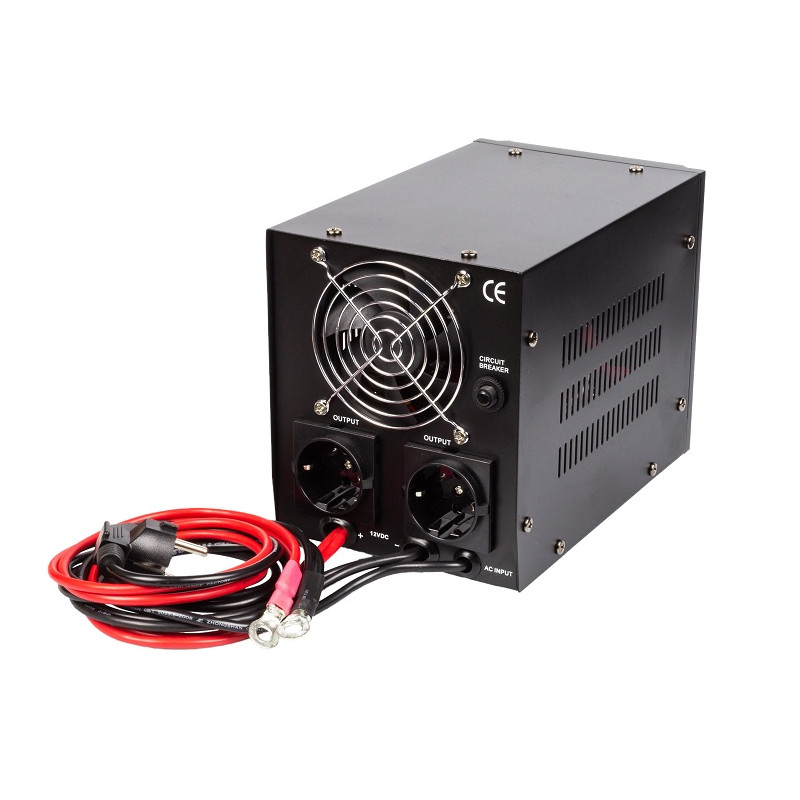 CARSPA - Záložný zdroj MHPower MPU500-12, UPS, 500W, čistá sinus