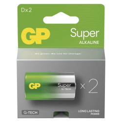 GP BATERIE - GP Alkalická batéria SUPER D (LR20) - 2ks