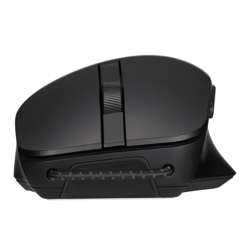 ASUS SmartO MD200 Silent Plus/Cestovná/Optická/Pre pravákov/4 200 DPI/USB+BT/Čierna