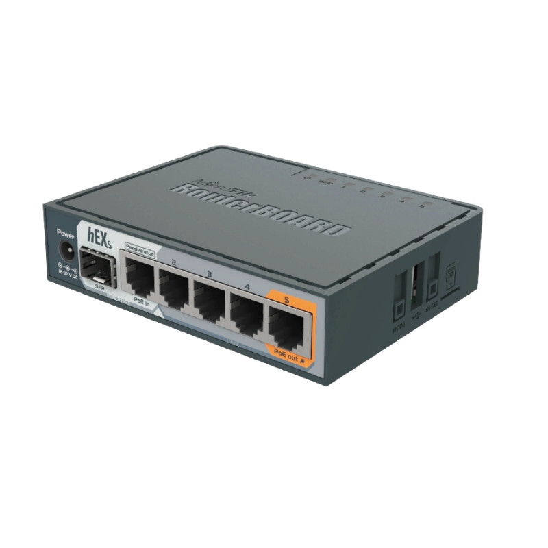 Mikrotik RB760iGS 880MHz, 256MB RAM, 5x LAN, ROS L4