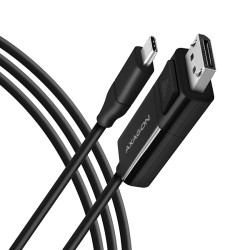 AXAGON RVC-DPC, USB-C - DisplayPort redukcia/kábl 1.8m, 4K/60Hz