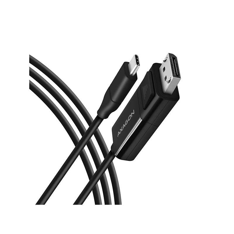 AXAGON RVC-DPC, USB-C - DisplayPort redukcia/kábl 1.8m, 4K/60Hz