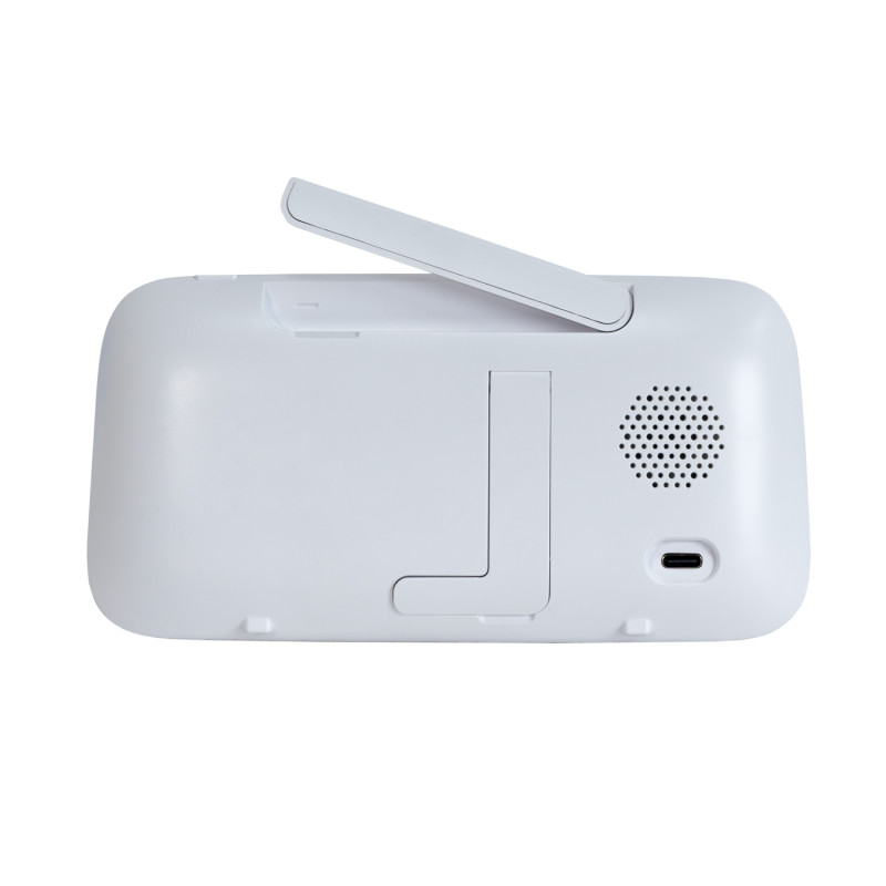 EVOLVEO Baby Monitor N5 - Set videoopatrovateľky s 360 ° dohľadom, obojsmernou komunikáciou a uspávankami,