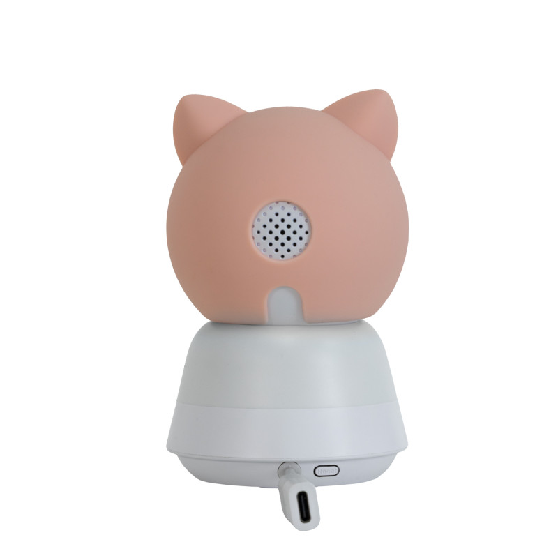 EVOLVEO Baby Monitor N5 - Set videoopatrovateľky s 360 ° dohľadom, obojsmernou komunikáciou a uspávankami,