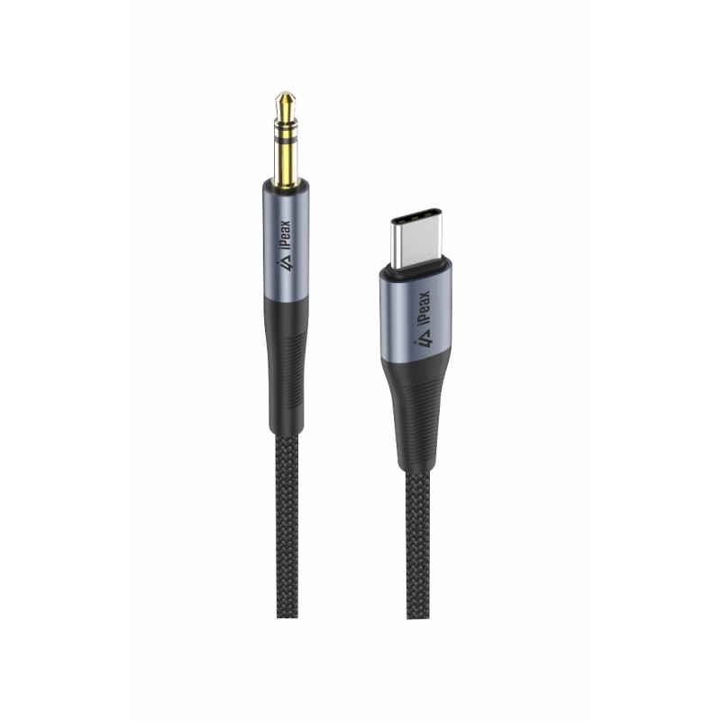 ADAPTÉR USB-C / 3,5 MM JACK 1,5 M ČIERNY