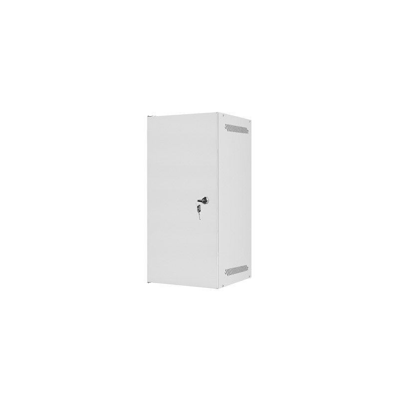 LANBERG RACKOVÁ SKRIŇA 10'' NÁSTENNÁ 12U/280X310 PRO VLASTNÚ MONTÁŽ S KOVOVÝMI DVERAMI ŠEDÁ-FLAT PACK