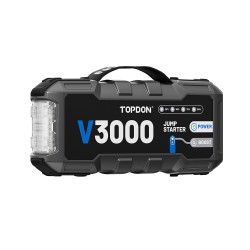 VIKING - TOPDON Car Jump Starter V3000/3000A/12V vozidla/24000mAh/9l benzín/7l diesel/LED svetlo |