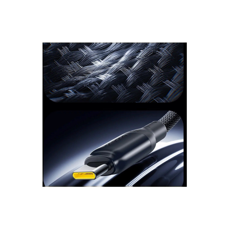 NONAME - Baseus PicoGo Fast Charging Dátový Kabel USB-C - USB-C 240W 2m Cosmic Black