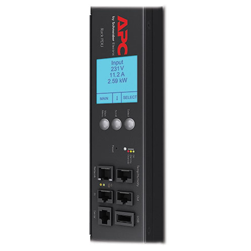 APC - Rack PDU 2G, Metered, ZERO, 16A, 230V, AP8858EU3