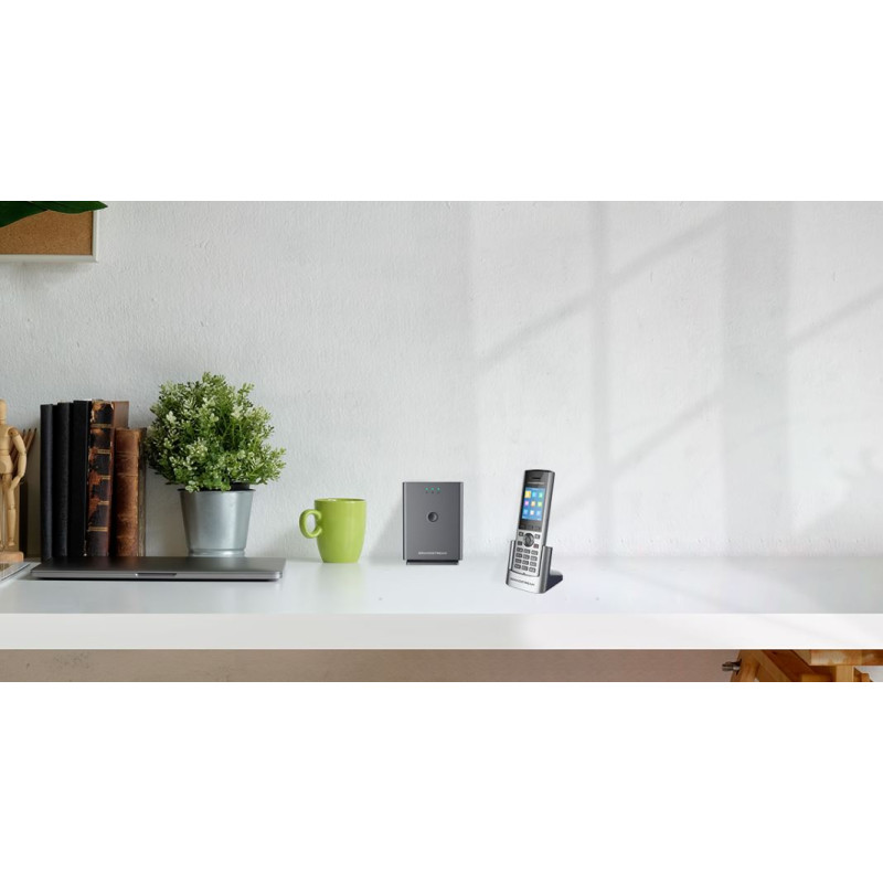 Grandstream DP752 IP DECT zákl. stanica, max. 5ručiek, HD voice, 10 SIP účtov., 5súb. hovorov