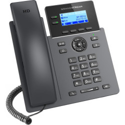 Grandstream GRP2602G SIP telefón, 2,21'' LCD podsv. displej, 4 SIP účty,2x1Gbit port, PoE