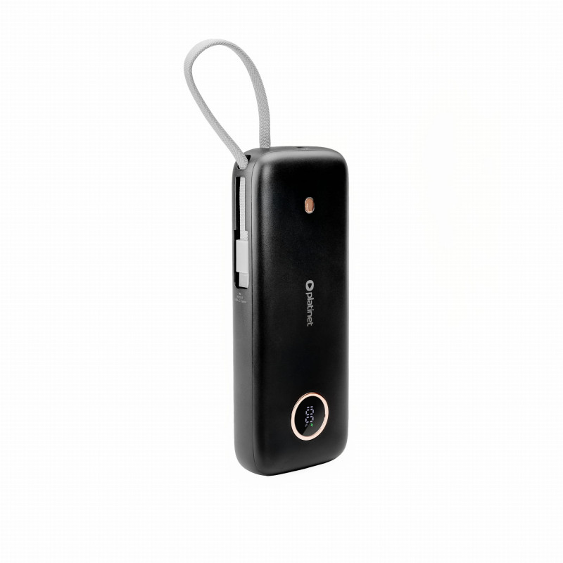 FELLOWES - Platinet Powerbanka 20000 mAh 70W Power Delivery, 1xUSB-C, 1xUSB-A, kábel USB-C 1m, čierna