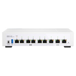 QNAP SD-WAN router QHora-322 (4-jadrový procesor, 4GB DDR4 RAM, 6x 2,5GbE, 3x 10GbE, 1x USB 3.2 Gen1)