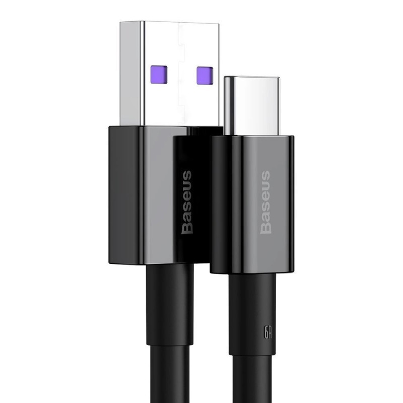 NONAME - Baseus Dátový kábel Superior Series USB/USB-C 66W 2m (11V 6A) čierny