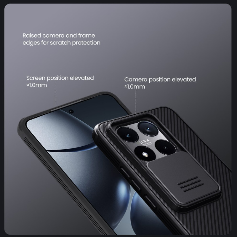 Nillkin CamShield PRE Zadný Kryt pre Xiaomi 14T Black