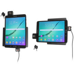 BRODIT - Brodiť držiak do auta na Samsung Galaxy Tab S2 8.0 bez pouzdra, so skrytým nabíjaním, zámok