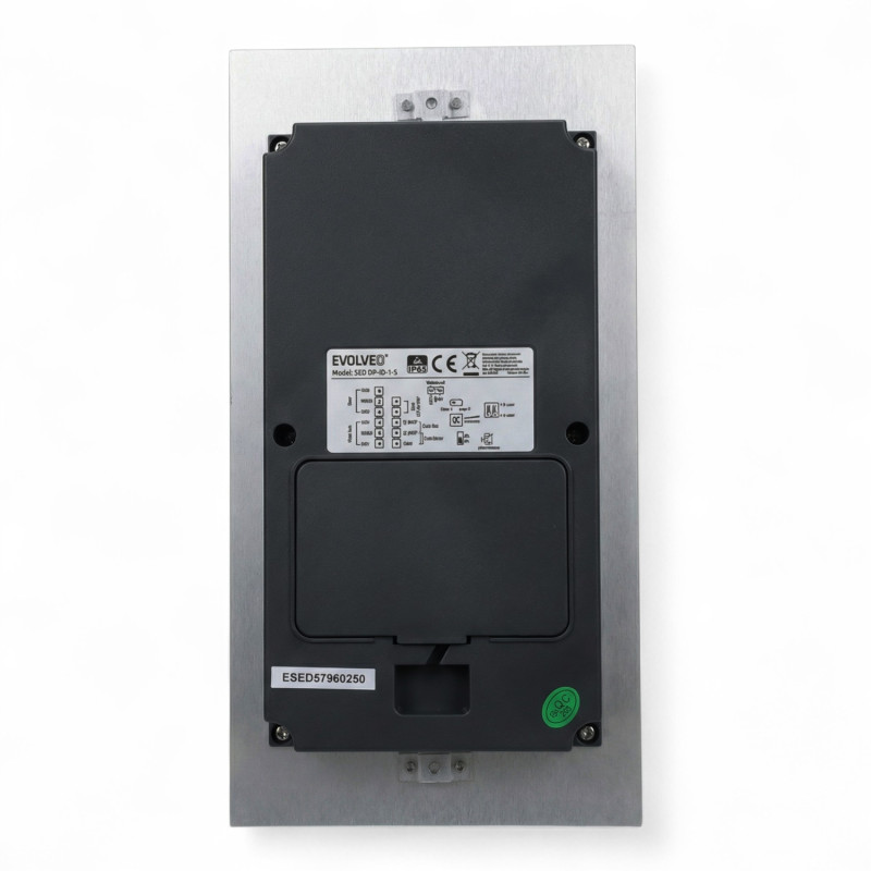 EVOLVEO DoorPhone ID-2, 2-drôtový videotelefón pre dva byty s RFID, odtlačkom prsta a podporou ONVIF ka