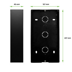 EVOLVEO DoorPhone ID-2, 2-drôtový videotelefón pre dva byty s RFID, odtlačkom prsta a podporou ONVIF ka