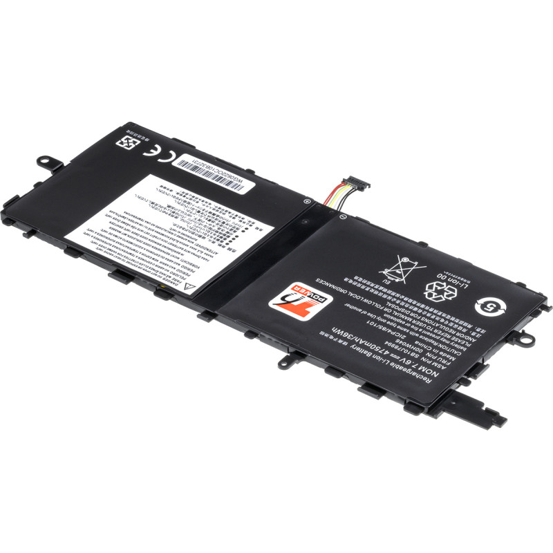 Batérie T6 Power Lenovo ThinkPad X1 Tablet Gen 1, Gen 2, 4750mAh, 36Wh, 2cell, Li-Pol
