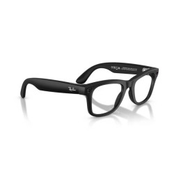 GOOGLE - Meta Ray-Ban Gen2 Wayfarer, Matte Black, Clear (Large)