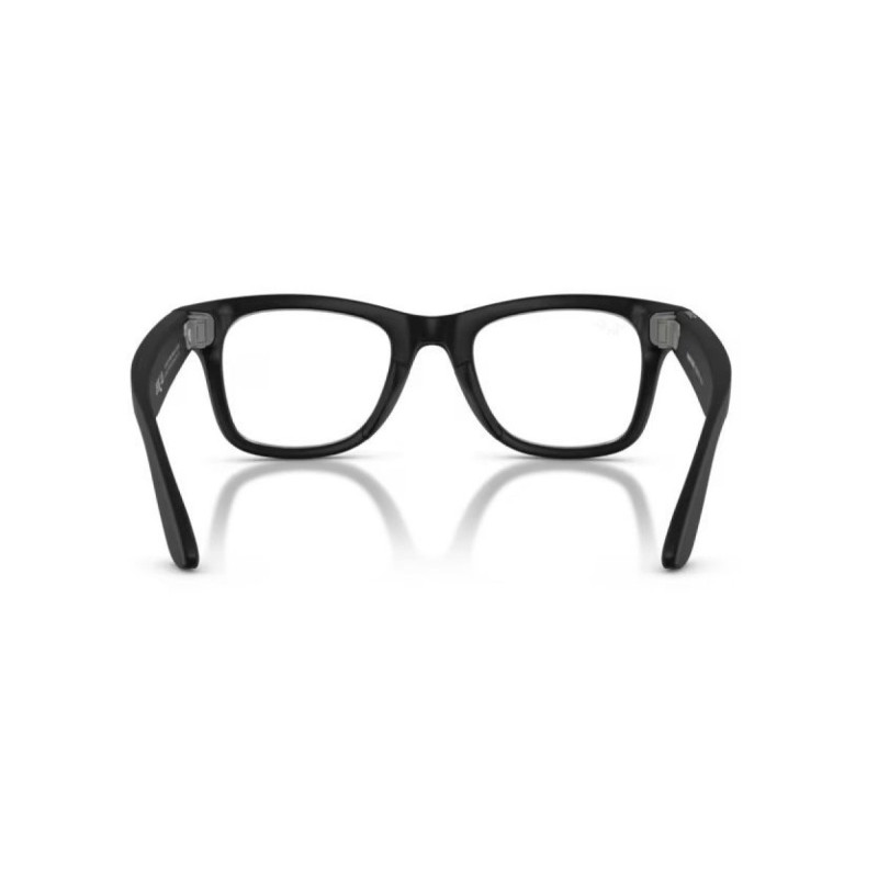 GOOGLE - Meta Ray-Ban Gen2 Wayfarer, Matte Black, Clear (Large)
