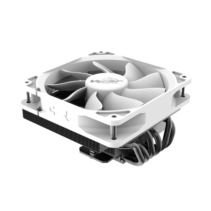 AKASA chladič CPU - VIPER H6L white