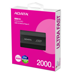 ADATA SD810/2TB/SSD/Externá/Čierna/5R