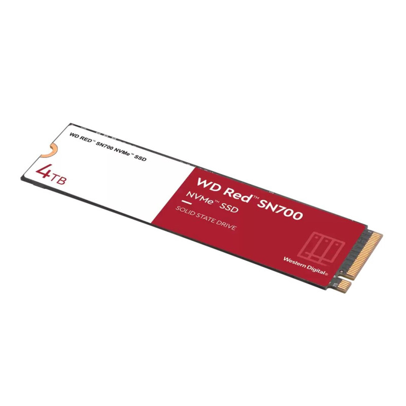 QNAP WD, SSD, Red SN700, PCIe NVM Gen3, M.2 2280, 4TB, WDS400T1R0C