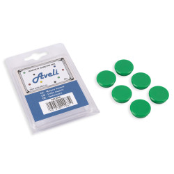 Set magnetov AVELI, zelená farba