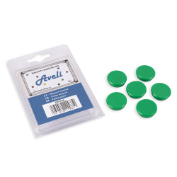 Set magnetov AVELI, zelená farba