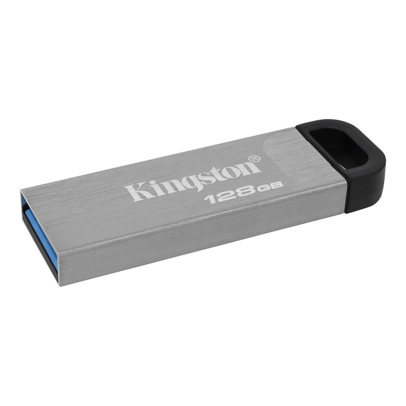 Kingston DataTraveler Kyson/128GB/USB 3.2/USB-A/Strieborná