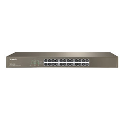 Tenda TEG1024G 24x Gigabit Switch, Fanless-bez ventilátorov, Rackmount 19'', ochrana proti prepätiu