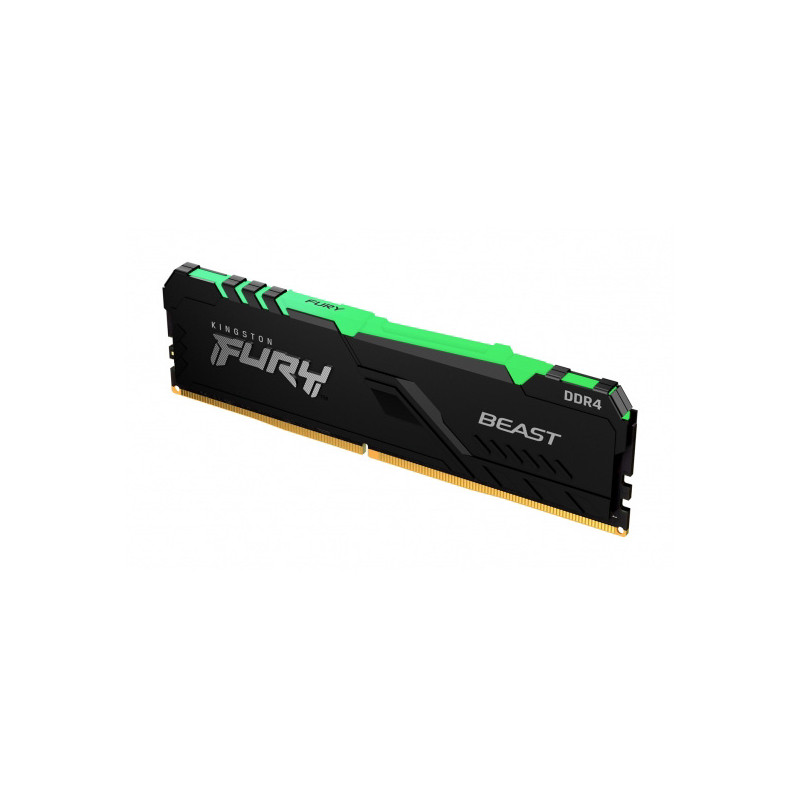 Kingston FURY Beast/DDR4/16GB/3200MHz/CL16/1x16GB/RGB/Black