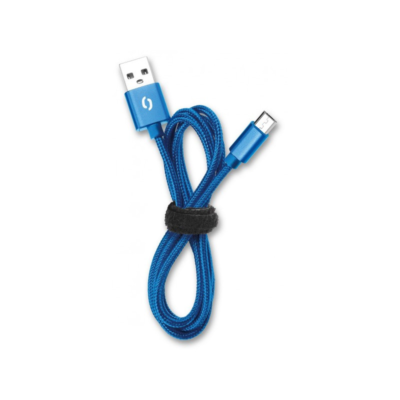ALIGATOR PREMIUM Dátový kábel 2A, Lightning modrý
