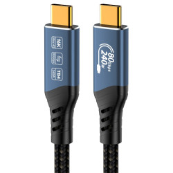 PremiumCord USB4™ Version2.0 80Gbps 16K@60Hz 240W Thunderbolt 3 a 4 kábel 1,2m