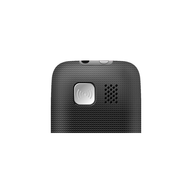 EVOLVEO EasyPhone, mobilný telefón pre seniorov s nabíjacím stojanom, čierna